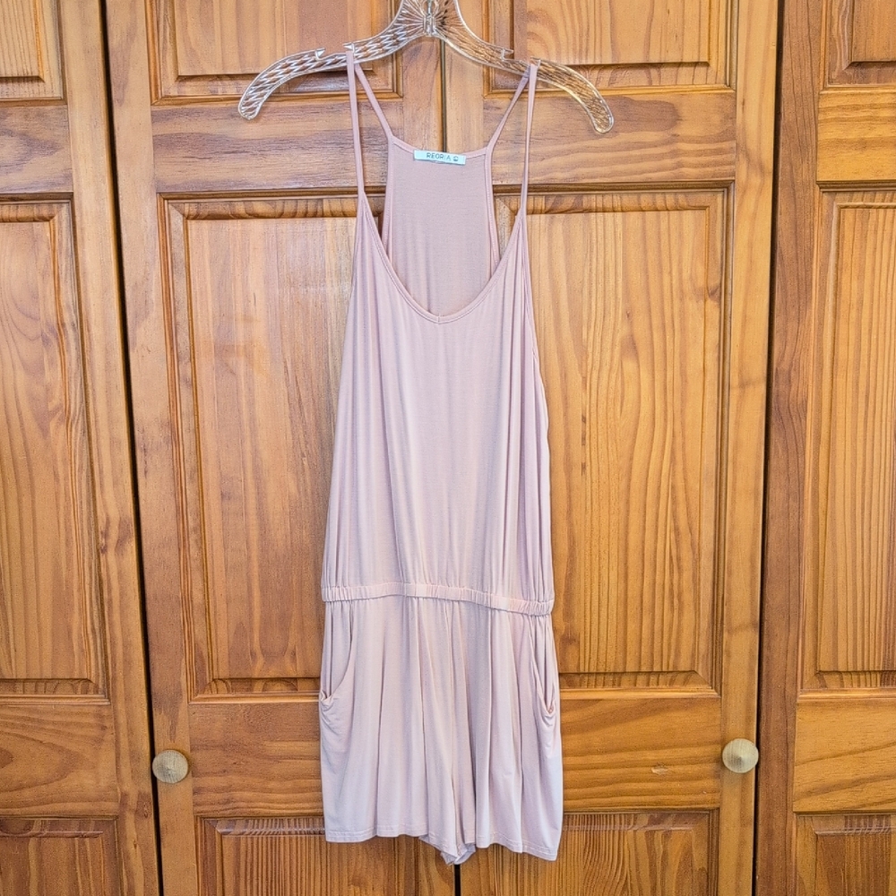 ReoRia Blush Sleeveless Romper L                         CC140